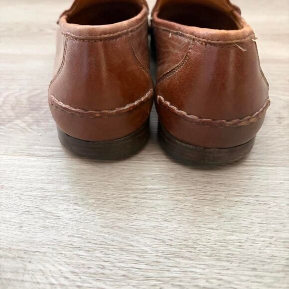 Vintage Bally Men\'s Brown Tassel Loafers Size 12 main image 6